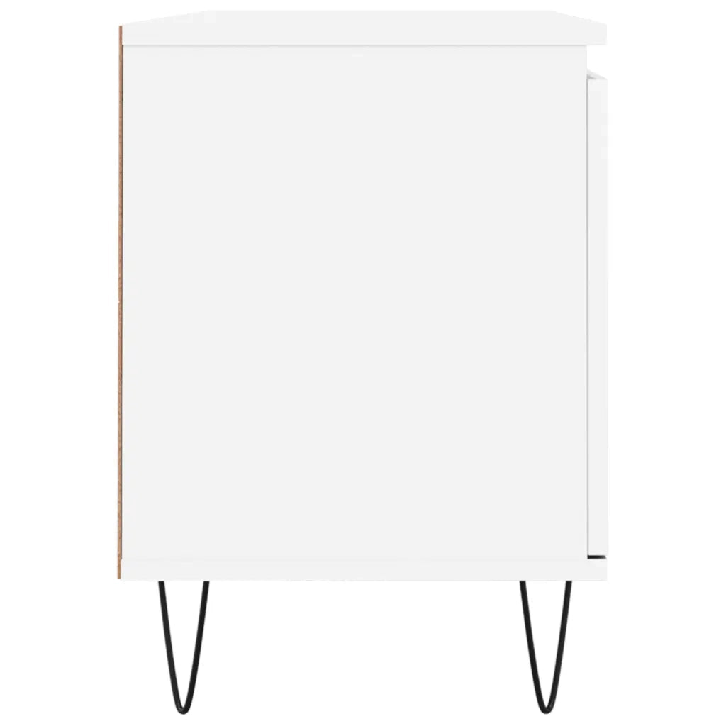Mobile Porta TV Bianco 104x35x50 cm in Legno Multistrato 827012