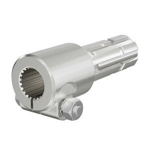 Boccola albero cardanico 175 mm Attacco albero scanalato 1 3/8" 21D Albero uscita 1 3/4" 6D Trattore