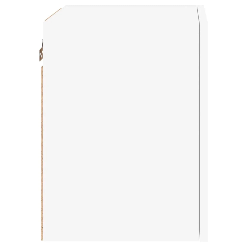 Mobile TV multimediale mensola TV credenza TV montaggio a parete adatto per sala da pranzo soggiorno camera da letto 40,5 x 30 x 40 cm legno ingegnerizzato bianco 02_0027780