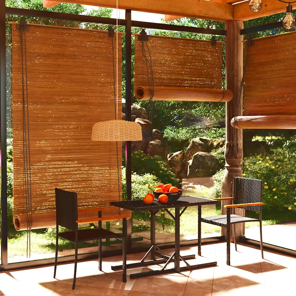 Set Mobili da Pranzo per Giardino 3 pz | Set Salotto da Giardino Nero