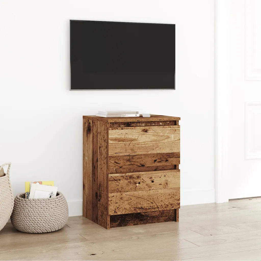 Mobile TV | Armadietto TV | Mobile Porta TV Legno Antico 40x35x54 cm in Legno Multistrato