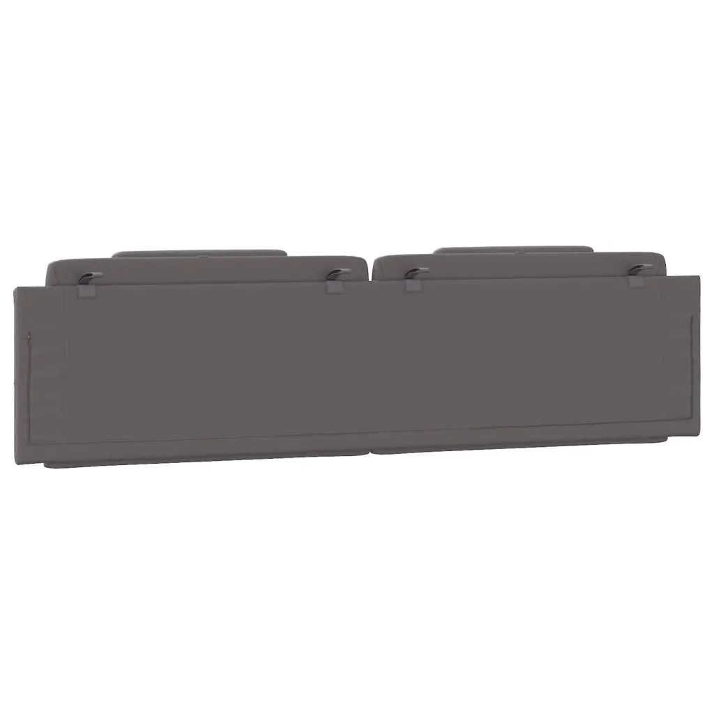 Cuscino Testiera Viana Grigio 200 cm in Similpelle 374817