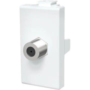 CONNETTORE F TV SAT DIRETTO ABM - BIANCO- 8 pezzi