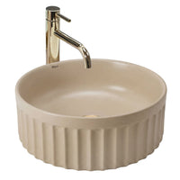 Lavabo Da Appoggio Rea Duo Caffe Latte Matt