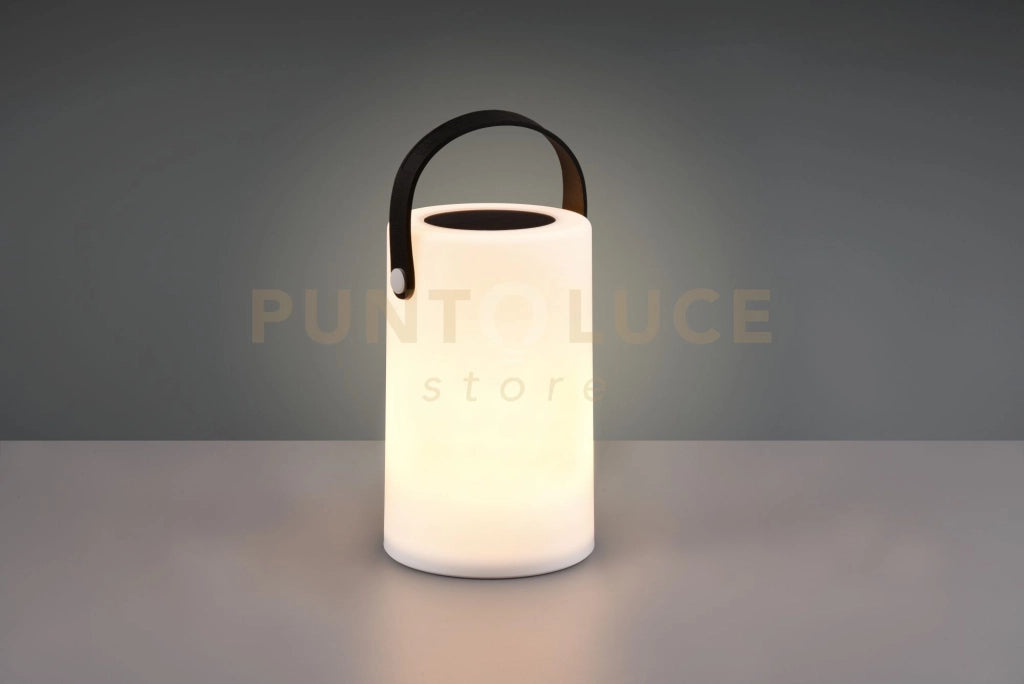 GARCIA LAMPADA LED  0,1W 15lm, 3000K DA APPOGGIO DA ESTERNO SOLARE RICARICABILE ANCHE RGB H.20,5CM IP44