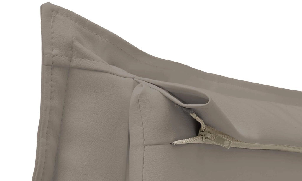 Latona, Letto Piazza e Mezza Contenitore Made in Italy, Grigio Tortora