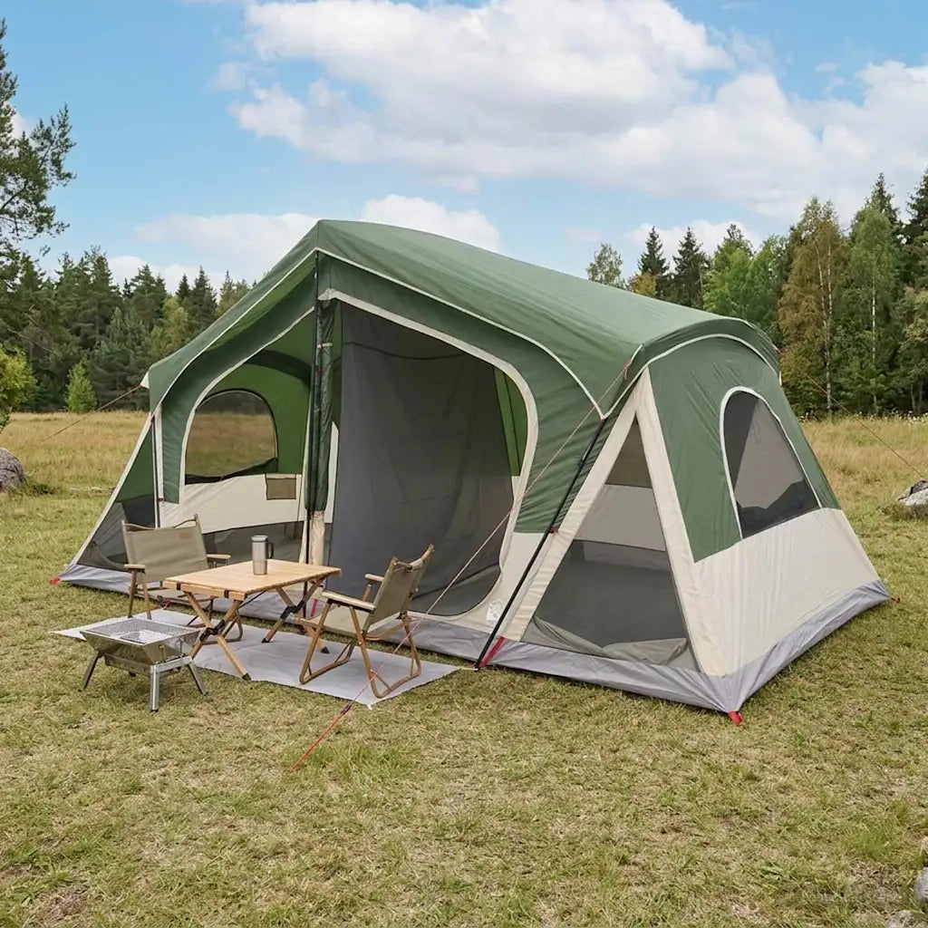 Tenda Capanna Verde 480 x 273 x 205 cm Poliestere e Acciaio 42028685