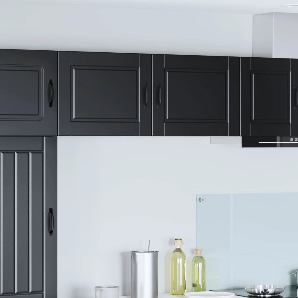 Armadietto a muro PORTO 2 pcs Nero 50 x 31 x 40 cm