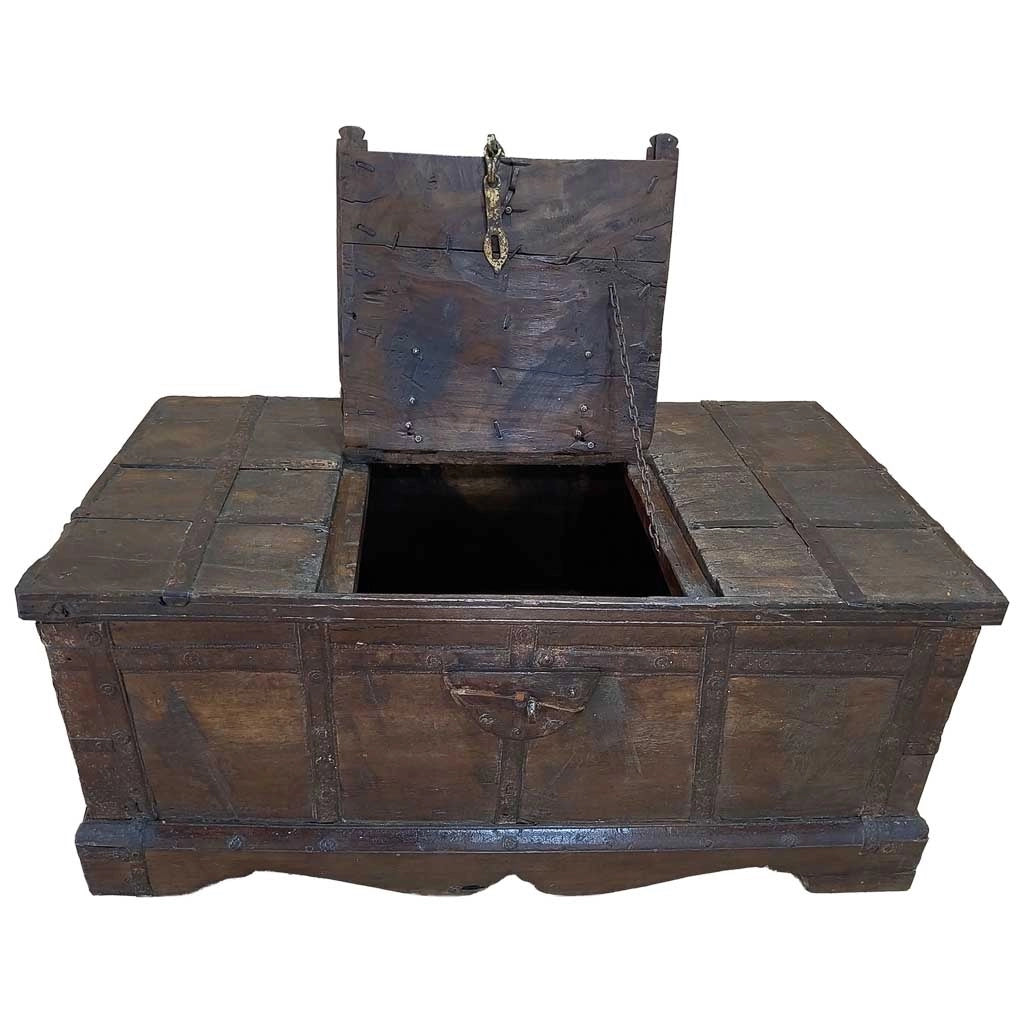 Baule in legno fatta a mano 109x64x45h cm