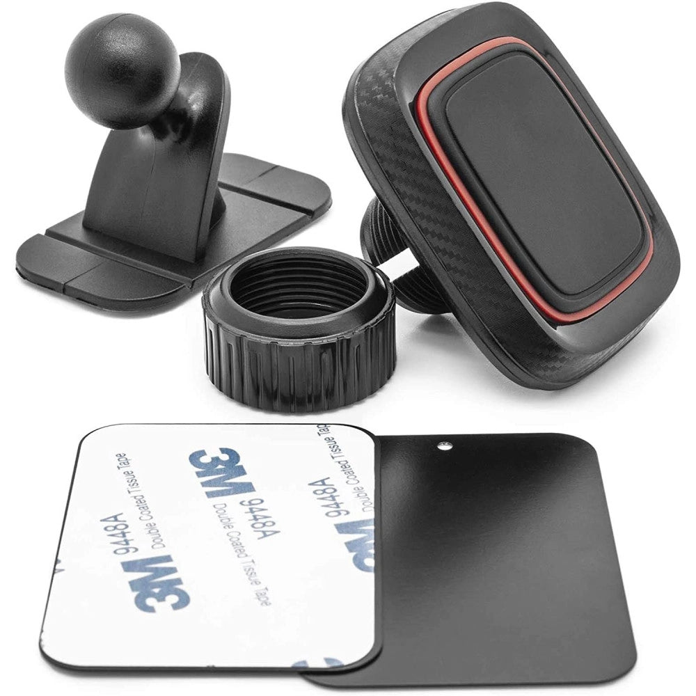 Trade Shop - Porta Cellulare Universale Auto Supporto Super Calamitato Adesiva 4"-7" Pt-c024 -