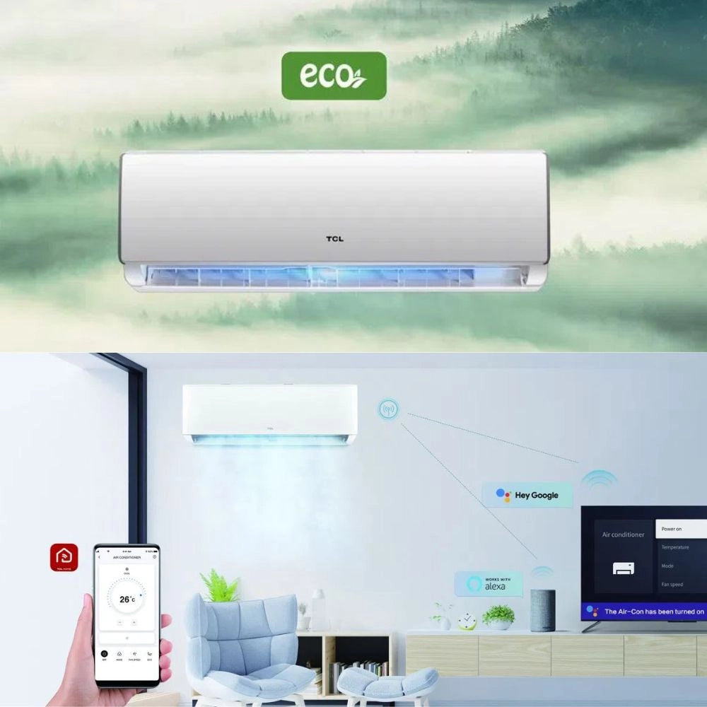 Climatizzatore condizionatore monosplit tcl gentle classe a++/a+ inverter wi fi *** potenza 12000 btu/h, confezione 1
