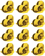 Set di Blocco per Portafoglio 12 pezzi - Forma a Cuore - Materiali Metallici di Alta Qualità - Sostenibile - Adatto per Portafogli/Porta Documenti - Installazione Facile - Chiave a Giro