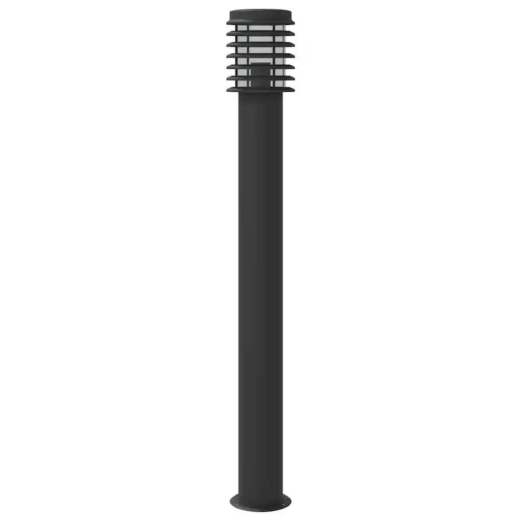 Lampade da Terra per Esterni 3 pz Nere 110 cm in Acciaio Inox CFW9252027