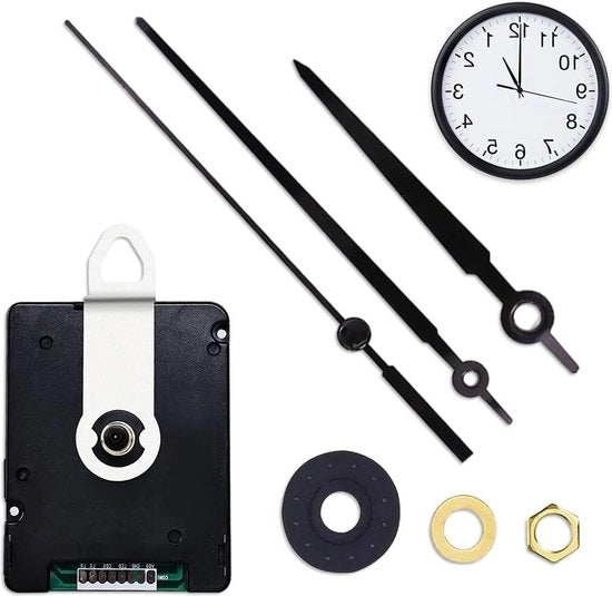 Orologio DCF Orologio senza fili con indici - silenzioso - radiocomandato - nero - sostituzione .