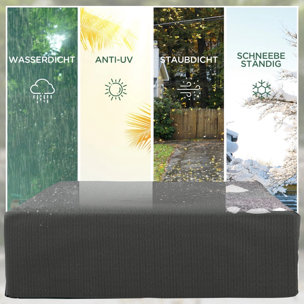 Copertura per Mobili da Giardino ¨C zephmum ¨C Grigio 235x190x90cm