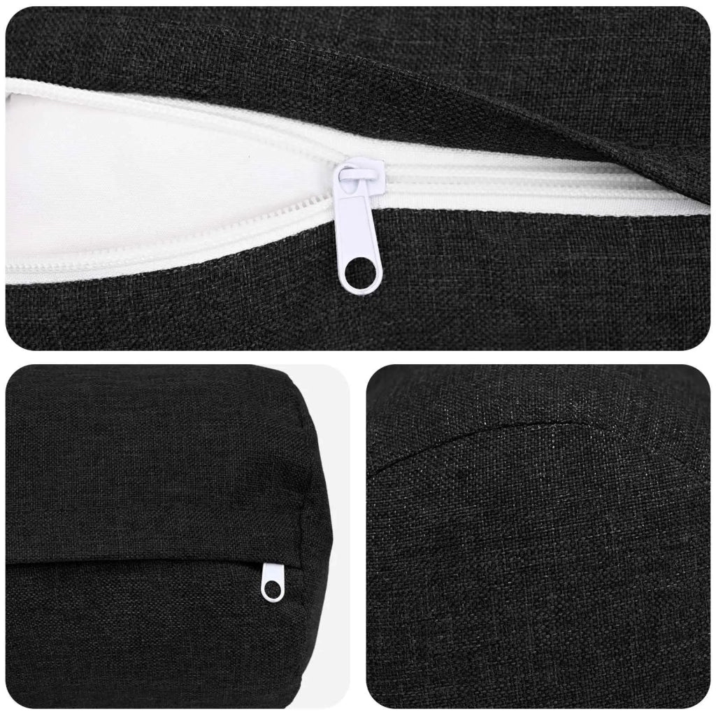 Federa 2 pcs HEERLEN Nero Ø 15 x 40 cm 923153