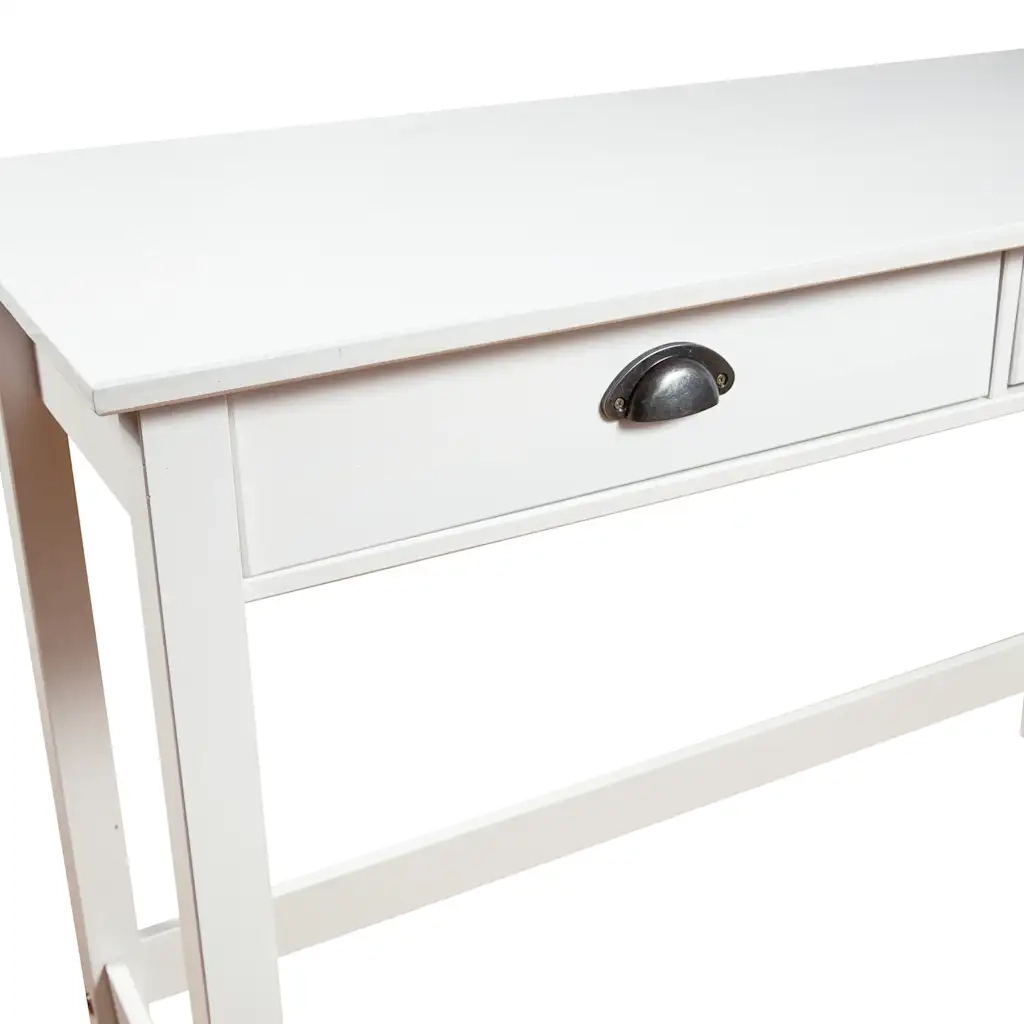 Consolle | Tavolo d'Ingresso Hill con 2 Cassetti 110x45x74 cm in Massello di Pino