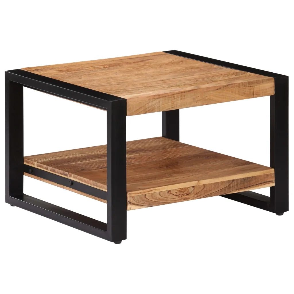 Tavolino da CaffÃ¨ 60x60x40 cm in Legno Massello di Acacia cod mxl 56217