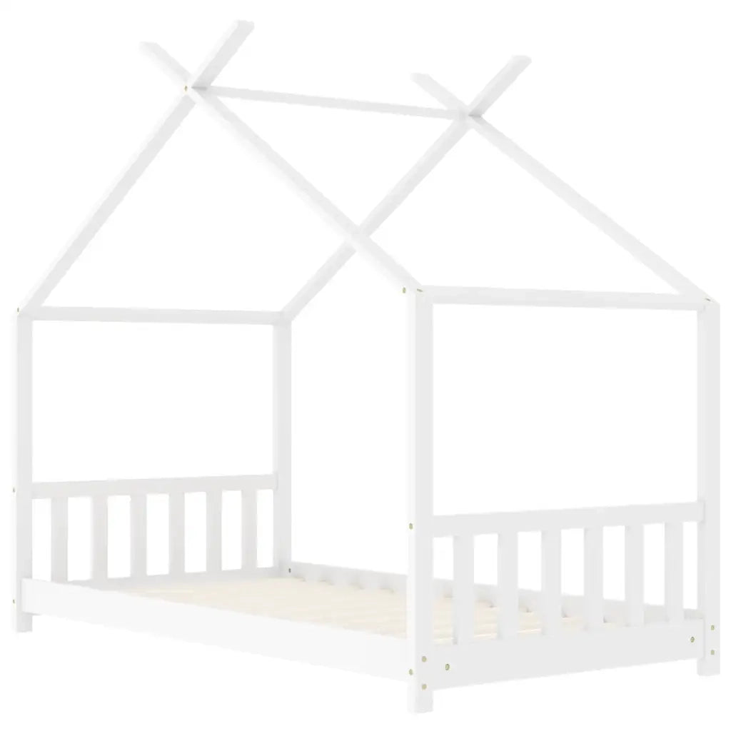 Giroletto per Bambini Bianco in Massello di Pino 70x140 cm 283367