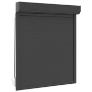 Persiana a rullo Antracite 110 x 130 cm Alluminio e poliuretano CFW5028782
