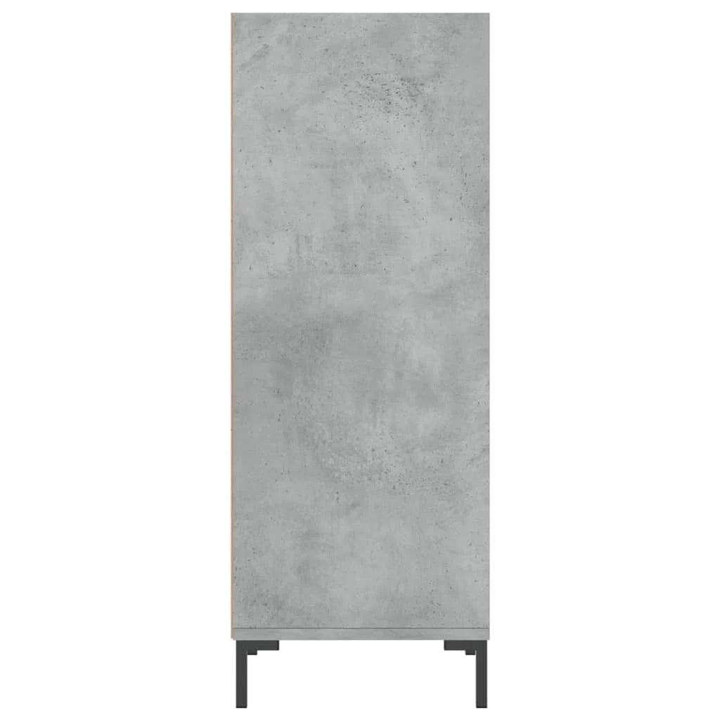 Buffet credenza cassettiera mobiletto mobile contenitore organizer per cucina soggiorno salotto 34,5 x 32,5 x 90 cm legno ingegnerizzato grigio 02_0031868