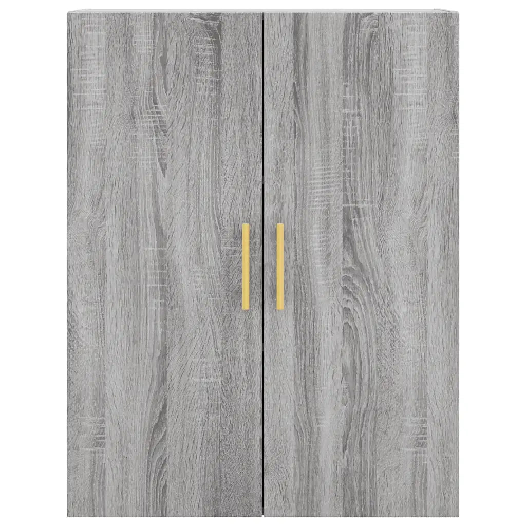 Credenza Grigio Sonoma 69,5x34x180 cm in Legno Multistrato 3195897