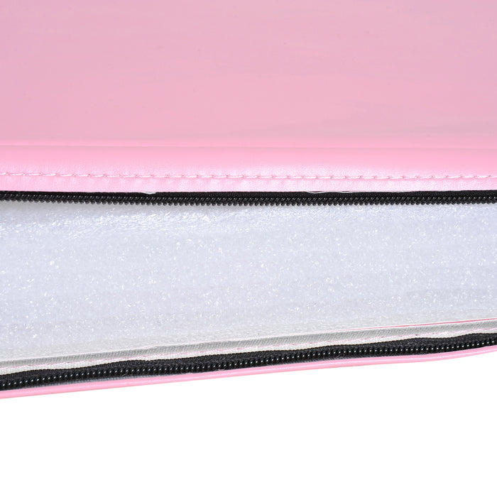 Tappetino Ginnastica Pieghevole 180x60x5 cm Materassino Fitness in PU Rosa