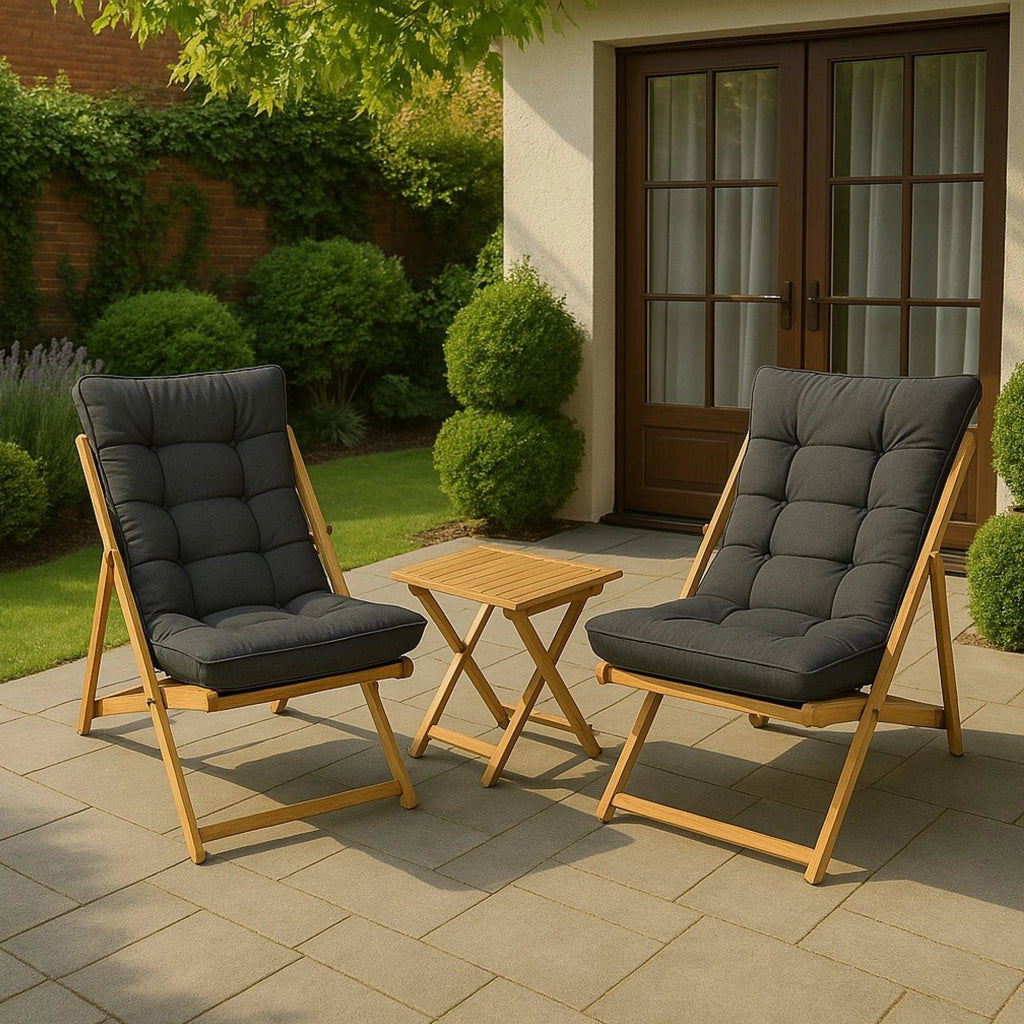 Salottino Outdoor Leni, set Salotto da Esterno 2 Posti, Marrone