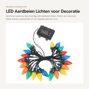 Illuminazione a LED per esterno - 20 lampadine - 16,4 ft Lunghezza - Scalo in acciaio inossidabile - Progettata per la sicurezza - Adatta per esterni - Illuminazione di design