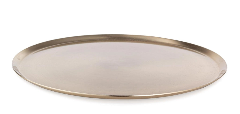 SOTTOPIATTO DORATO CON BORDO ALTO RAMYA BIZZOTTO D30X1H