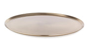 SOTTOPIATTO DORATO CON BORDO ALTO RAMYA BIZZOTTO D30X1H