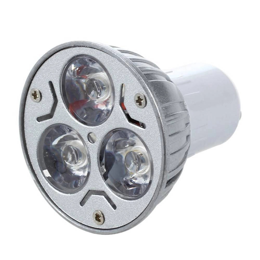Trade Shop - Faretto 3led High Power Luce Spot 3 W Gu10 Lampada Colorata Rossa Verde Blu 230v - -blu      -