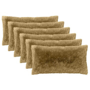 Cuscino con cuscino HEERLEN 6 pz Grigio Chiaro Fleece PV 925952