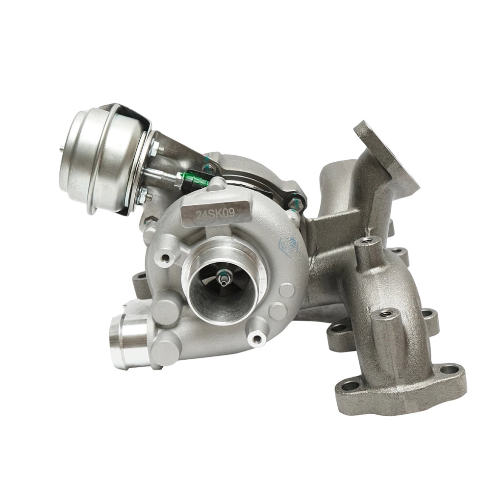 Turbo Audi A3, VW Golf IV, Sharan, Skoda Octavia PD UI Euro 4, Ford Galaxy, Seat Alhambra TDI codice motore AUY/AJM, BVK, AHF, AXR, ASV, BVK, ATD, AUY Euro III, Euro IV codice OEM 038253019D/DX/DV, 038253019N/NX/NV, 038253019E