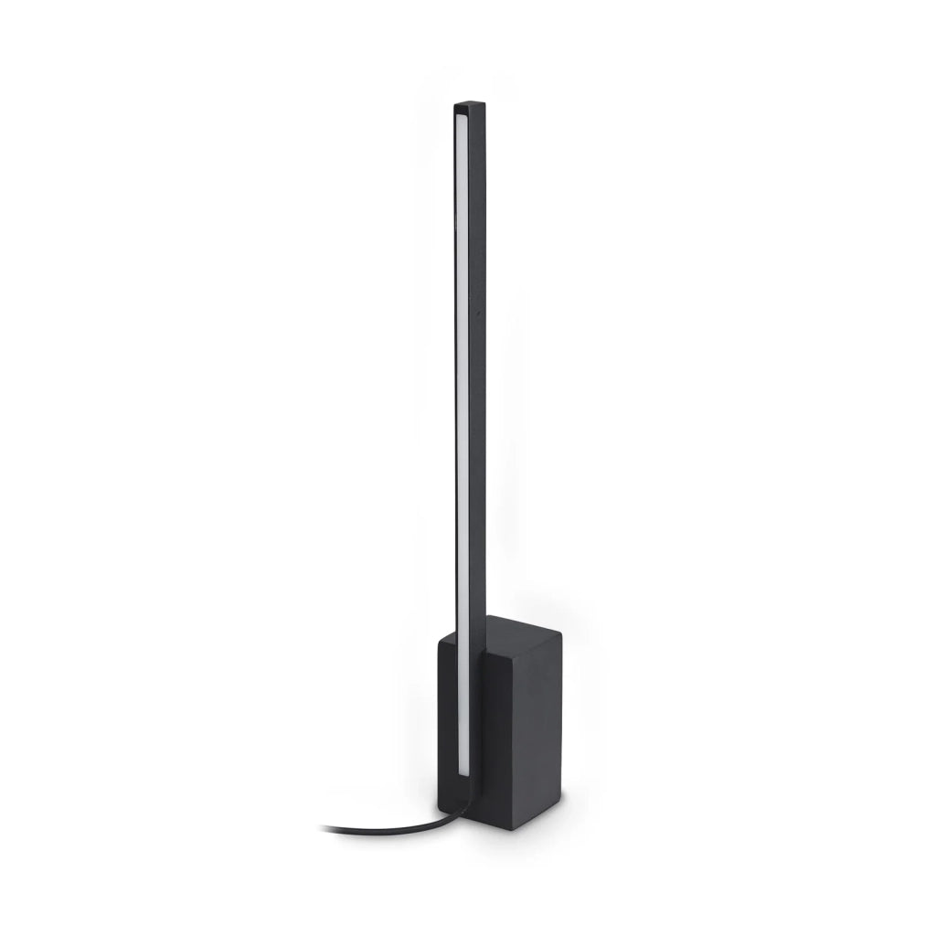 Lampada Da Tavolo Essence 1 Luce Led Nero
