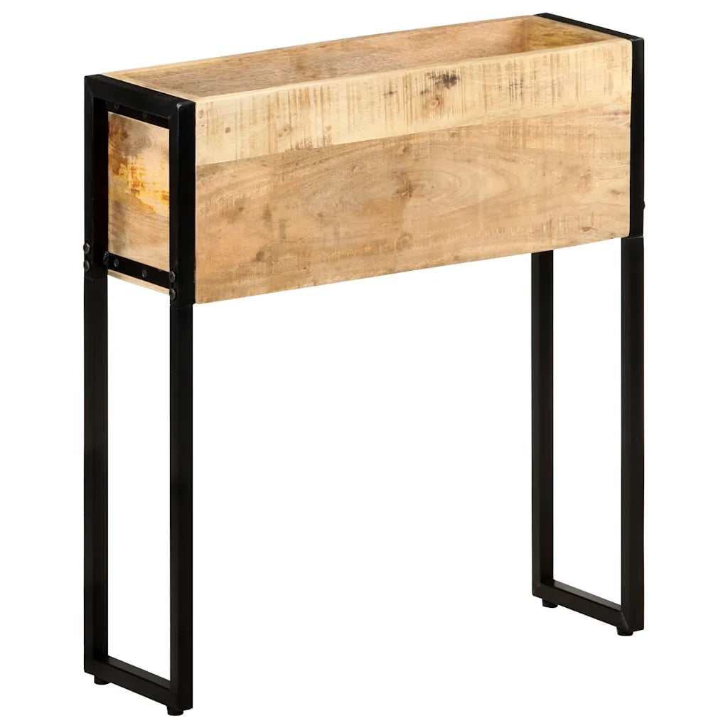 Fioriera 60x20x68 cm in Legno di Mango Grezzo 321941