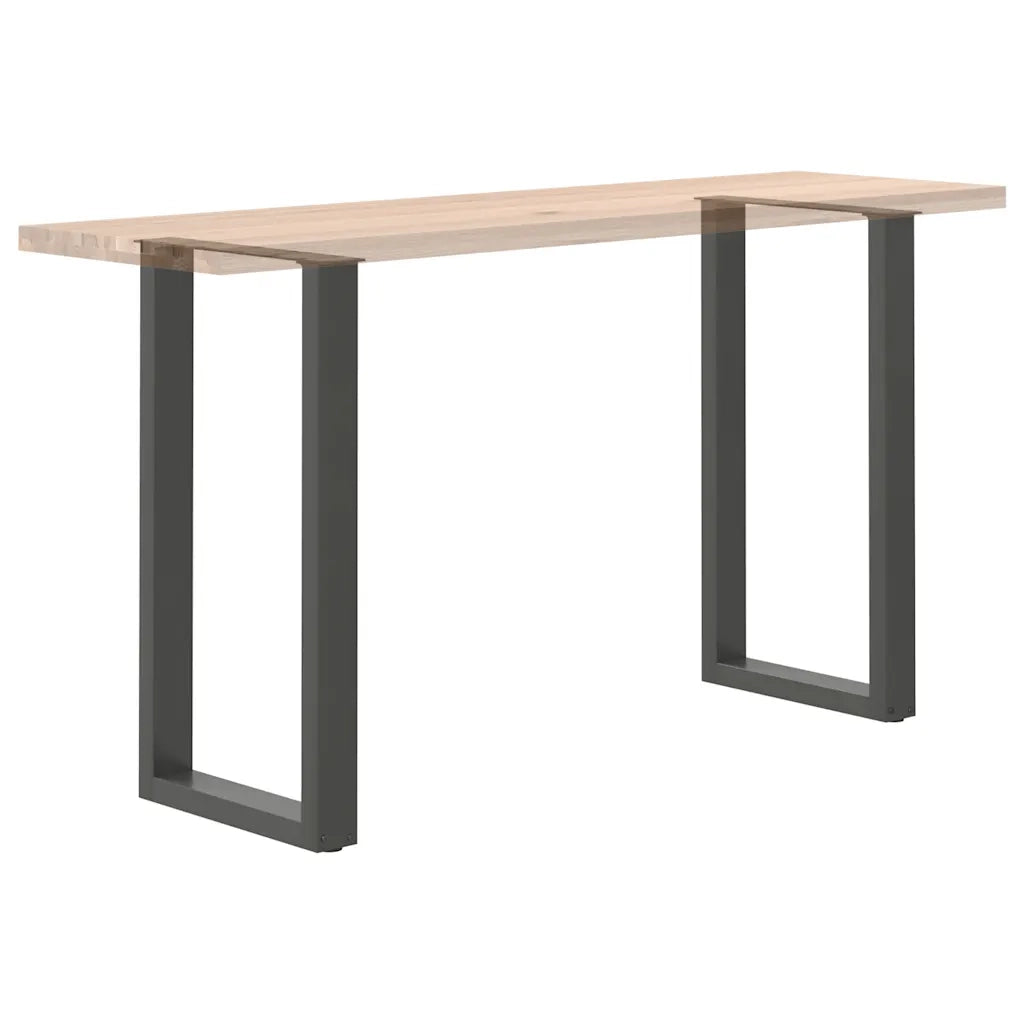 Gambe per tavolo da bar a forma di U 2 pz Antracite 40x(90-91) cm Acciaio 4013218