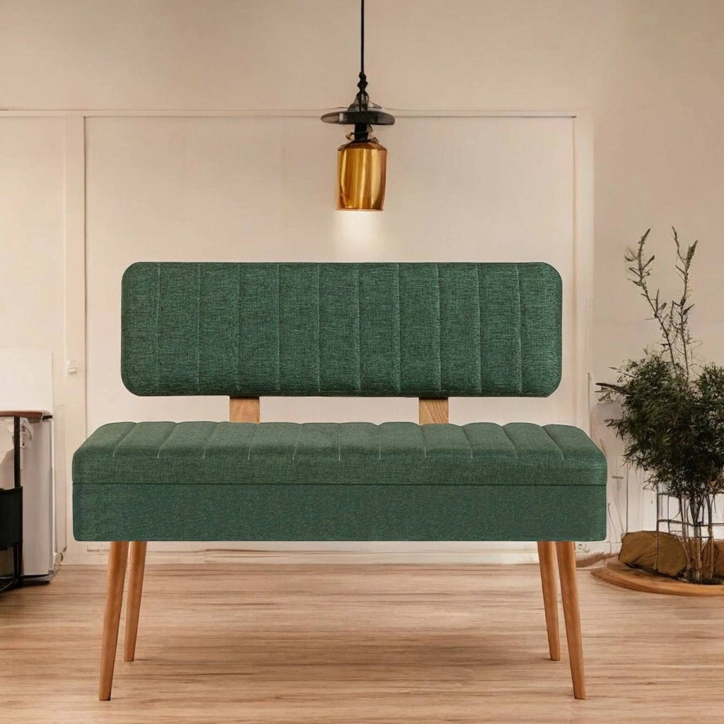 Barthelemy, Panca Peso Supportato 150 kg, 105x40x85h cm Marrone Quercia