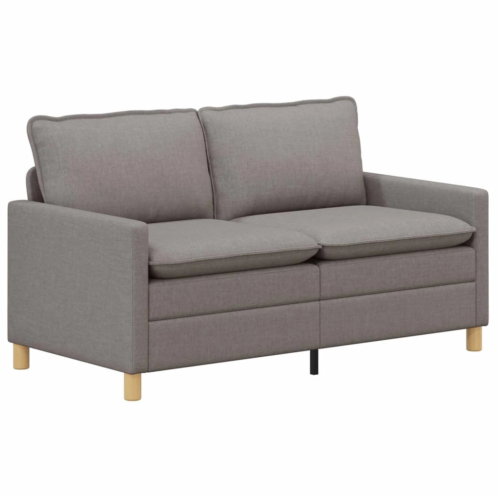 Set di divani 2 pz Tortora Tessuto 3417142