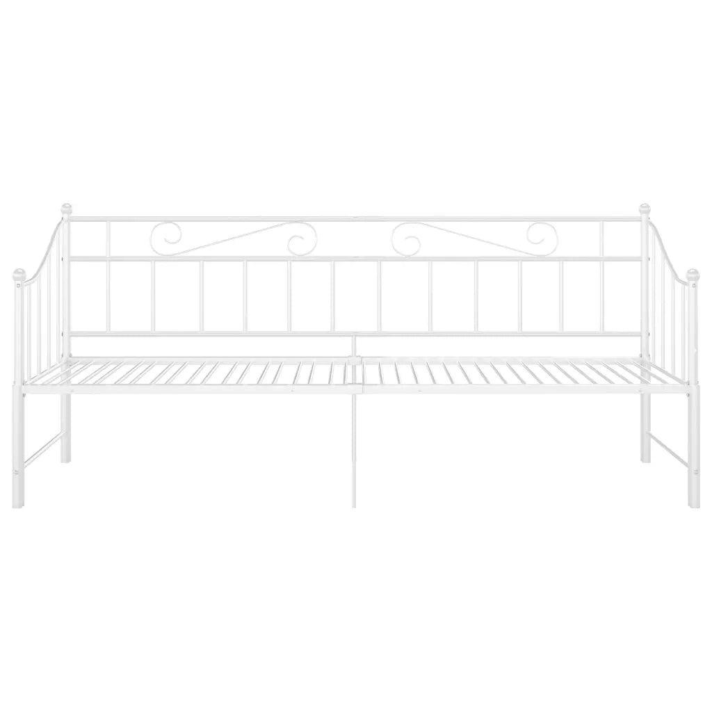 Telaio Divano letto | Sof¨¤ letto | Letto singolo Estraibile Bianco in Metallo 90x200 cm