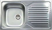 Lavello da incasso in acciaio inox 1 vasca a sinistra dimensioni 86x50 cm tm861irpc apell
