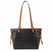 Borsa da donna grande con cinturino regolabile in pelle PU con grande tasca da spalla