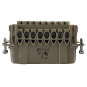Inserto maschile 16 poli 500V 16A montaggio a vite Wieland