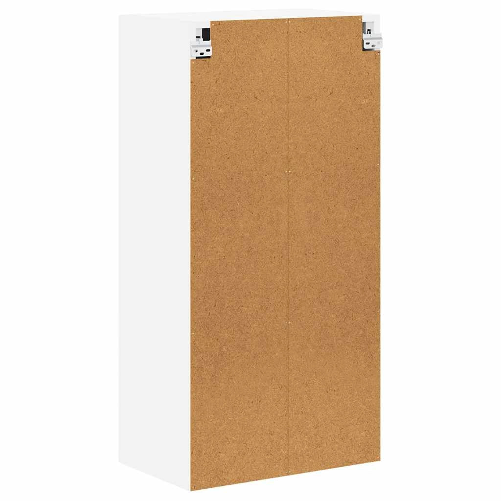 Mobile da cucina rettangolare moderno con ampio spazio contenitivo 50 x 31 x 100 cm in legno composito bianco 02_0053803