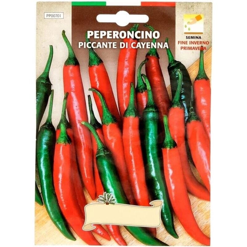 BUSTA SEMENTI DI PEPERONCINO PICCANTE DI CAYENNA