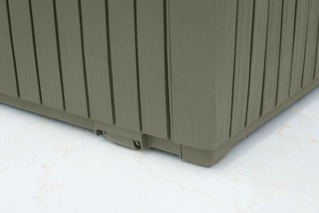 Baule da Esterno Keter Springwood 123x53,5x57 cm in Resina Verde