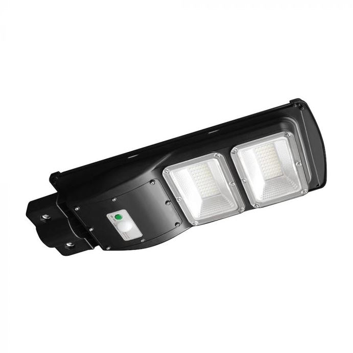 Armatura Stradale LED 120w con Pannello Solare 8W e Telecomando, Sensore Radar e Batteria LiFePO4 6000K IP65