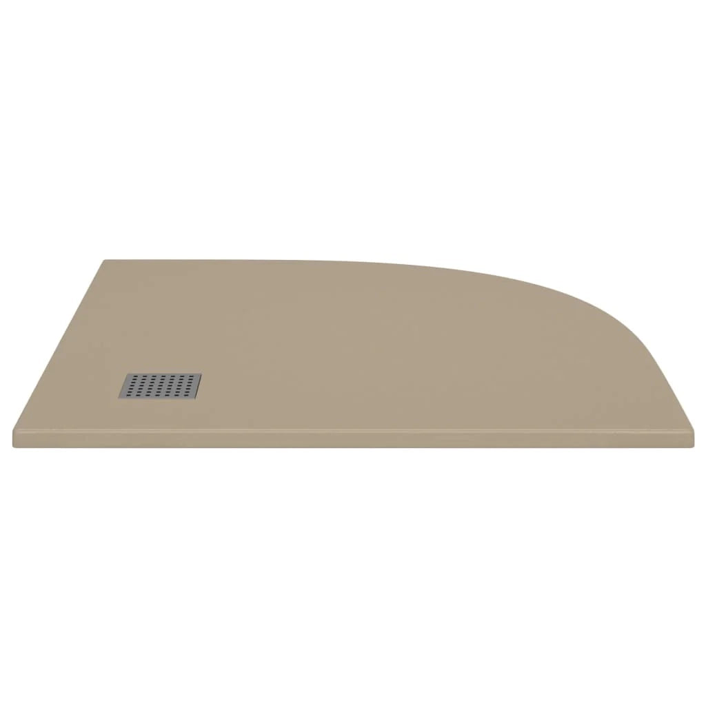 Piatto doccia base doccia piatto doccia contenitore doccia bagno WC cabina doccia arredamento casa SMC 90x90 cm marrone 02_0001971