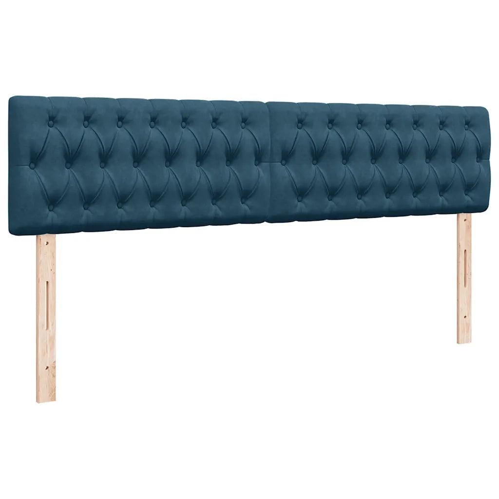 Struttura Letto Pouf con Materassi 160x200 cm Velluto 3312090