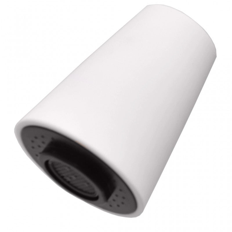 Miscelatore lavello flessibile in memory foam MORAVA RETRO in ottone bianco opaco
